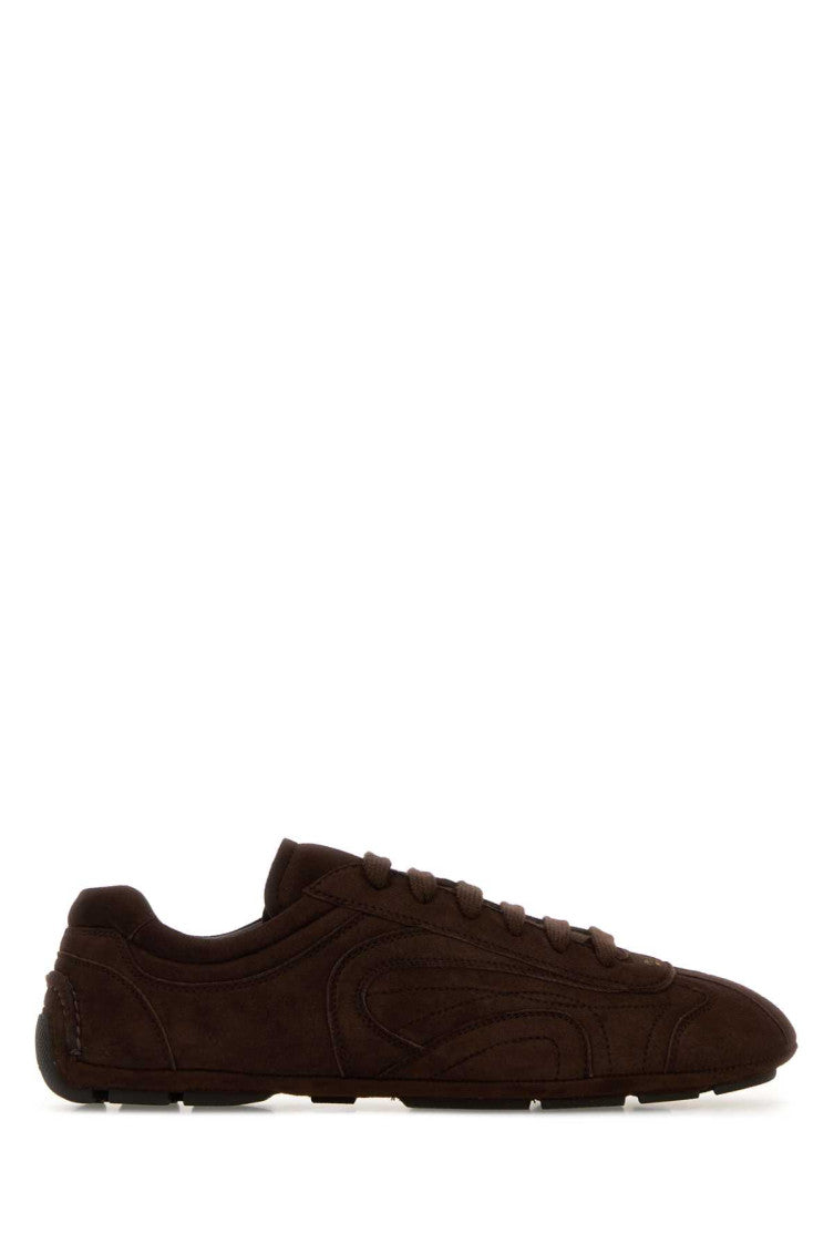 Brown Suede Sneakers 1