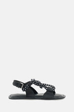 Black Open-toe Sandals 1