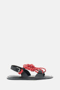 Black Cord Sandals 1