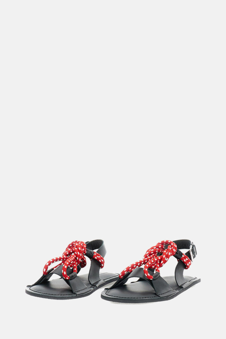 Black Cord Sandals 2