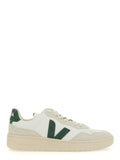 White Color Block Sneakers 1