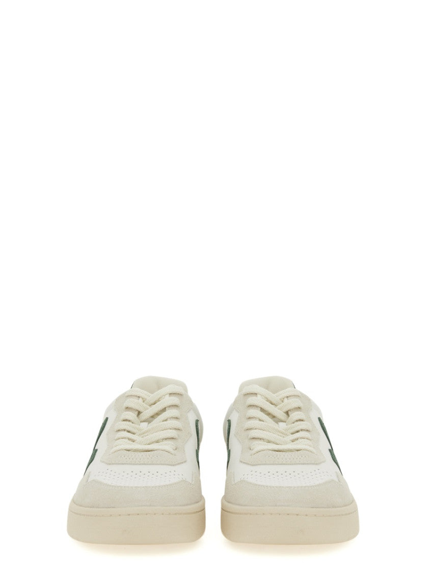 White Color Block Sneakers 10