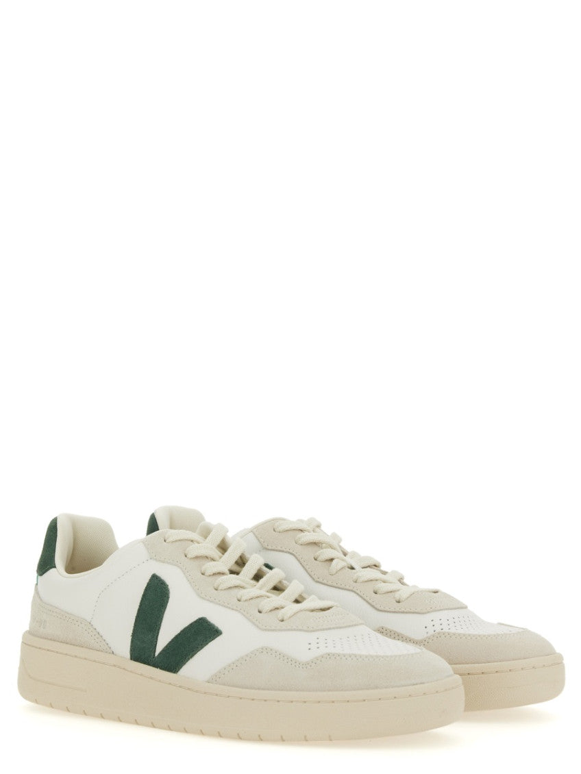 White Color Block Sneakers 6