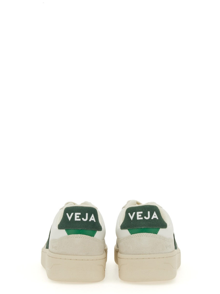 White Color Block Sneakers 9