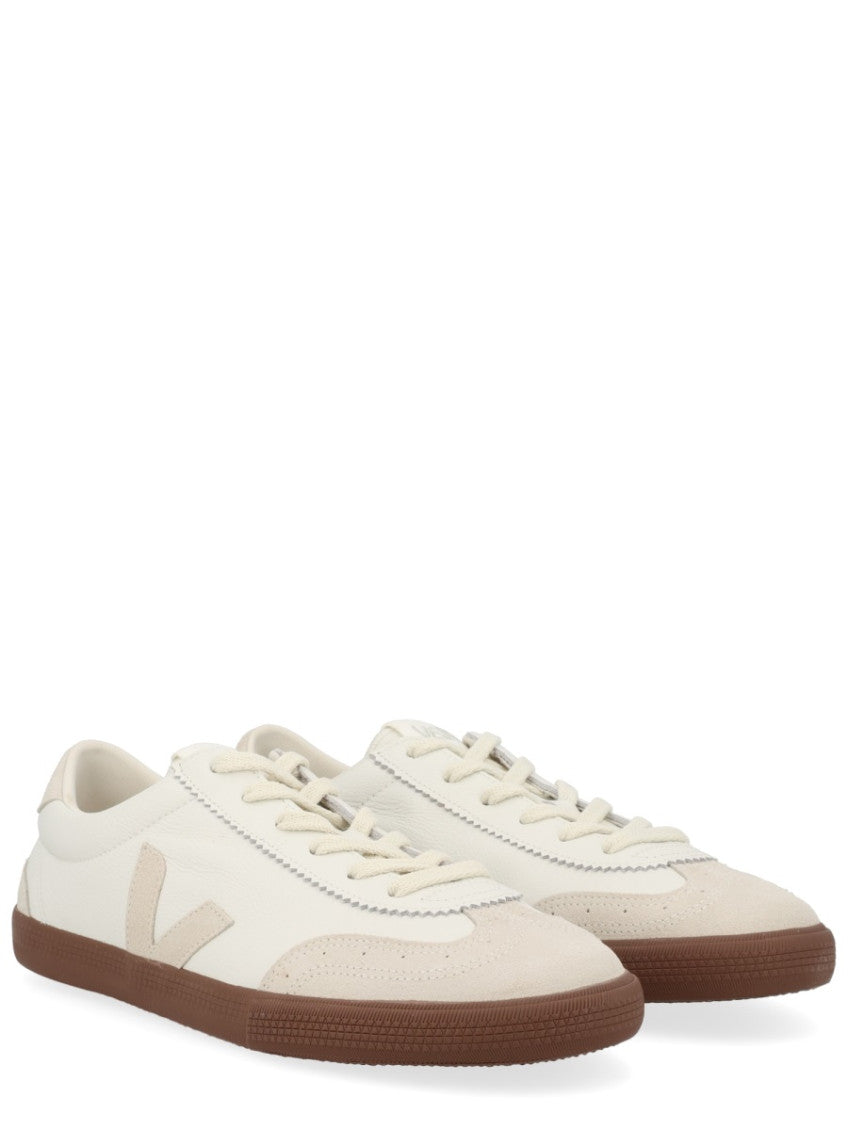 White Solid Volley Sneakers 2