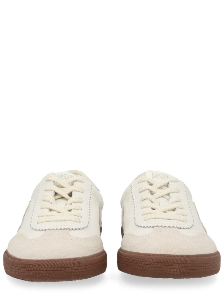 White Solid Volley Sneakers 3