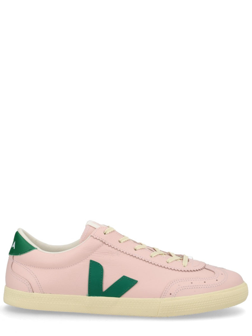 Pink Color Block Volley Sneakers 1