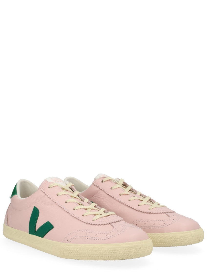 Pink Color Block Volley Sneakers 2