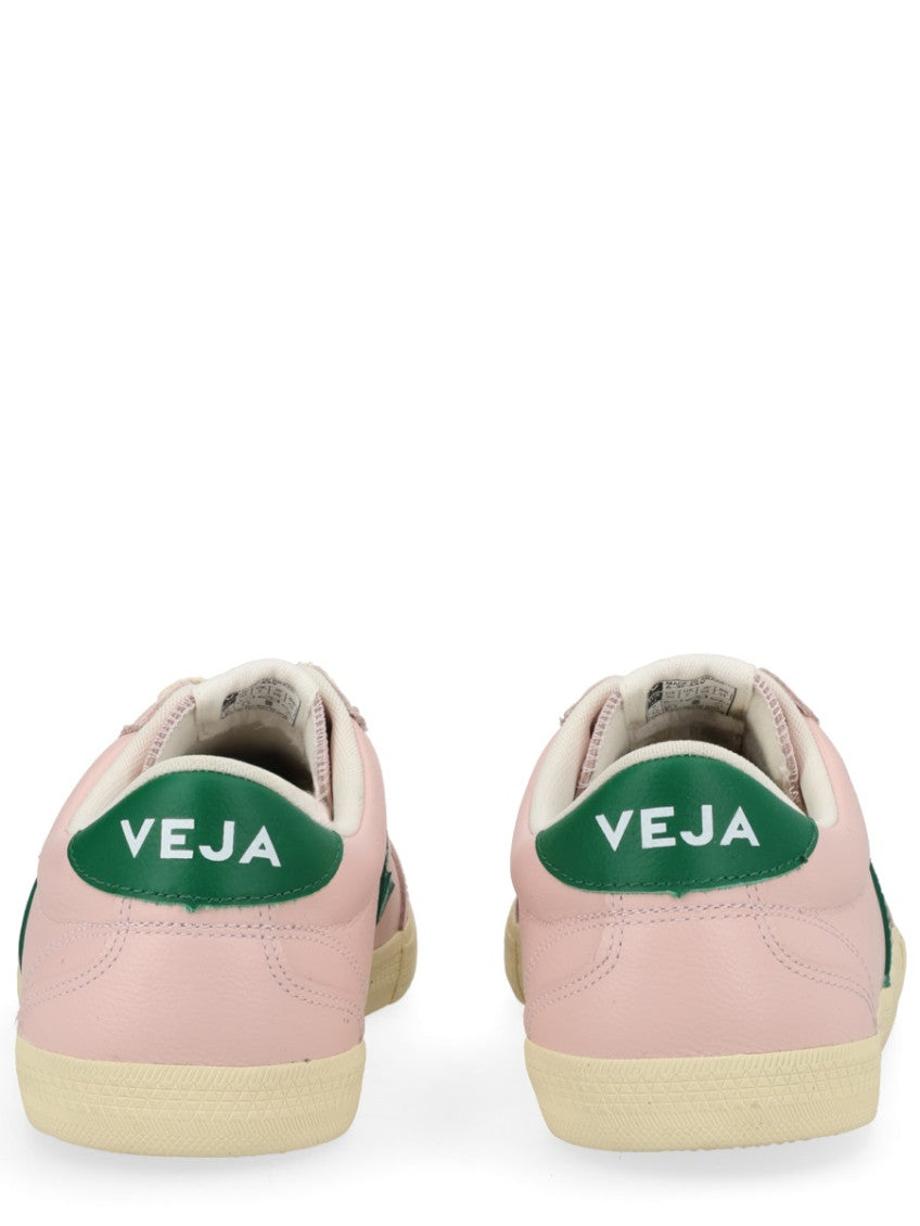 Pink Color Block Volley Sneakers 4