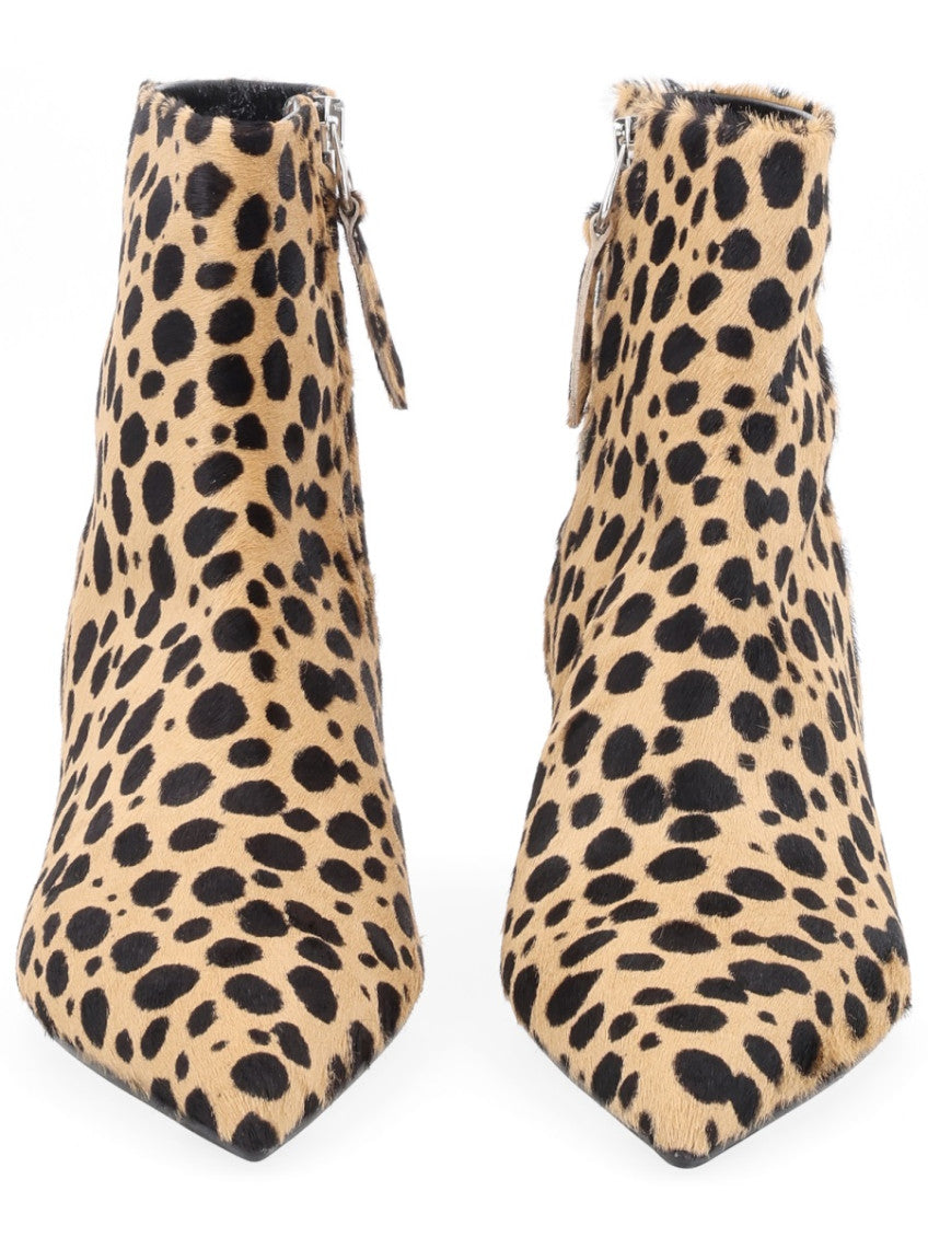 Leopard Print Pointed-toe Boots 3