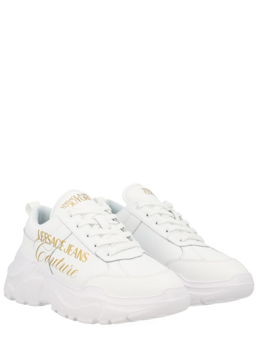 White Logo Sneakers 2