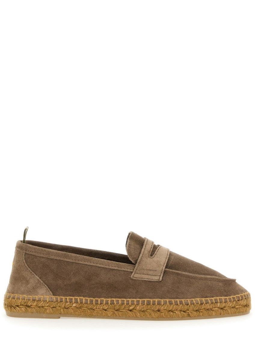 Brown Solid Loafers 1