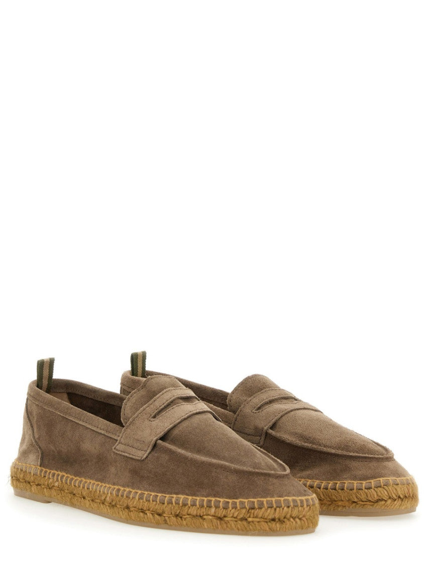 Brown Solid Loafers 2