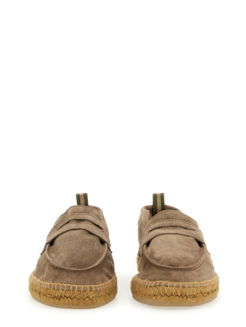 Brown Solid Loafers 4