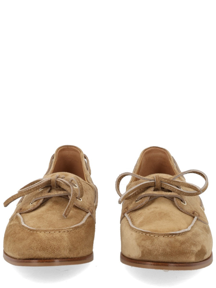 Brown Lace-up Loafers 3