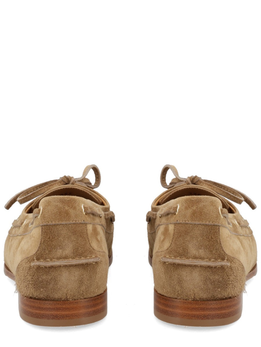 Brown Lace-up Loafers 4