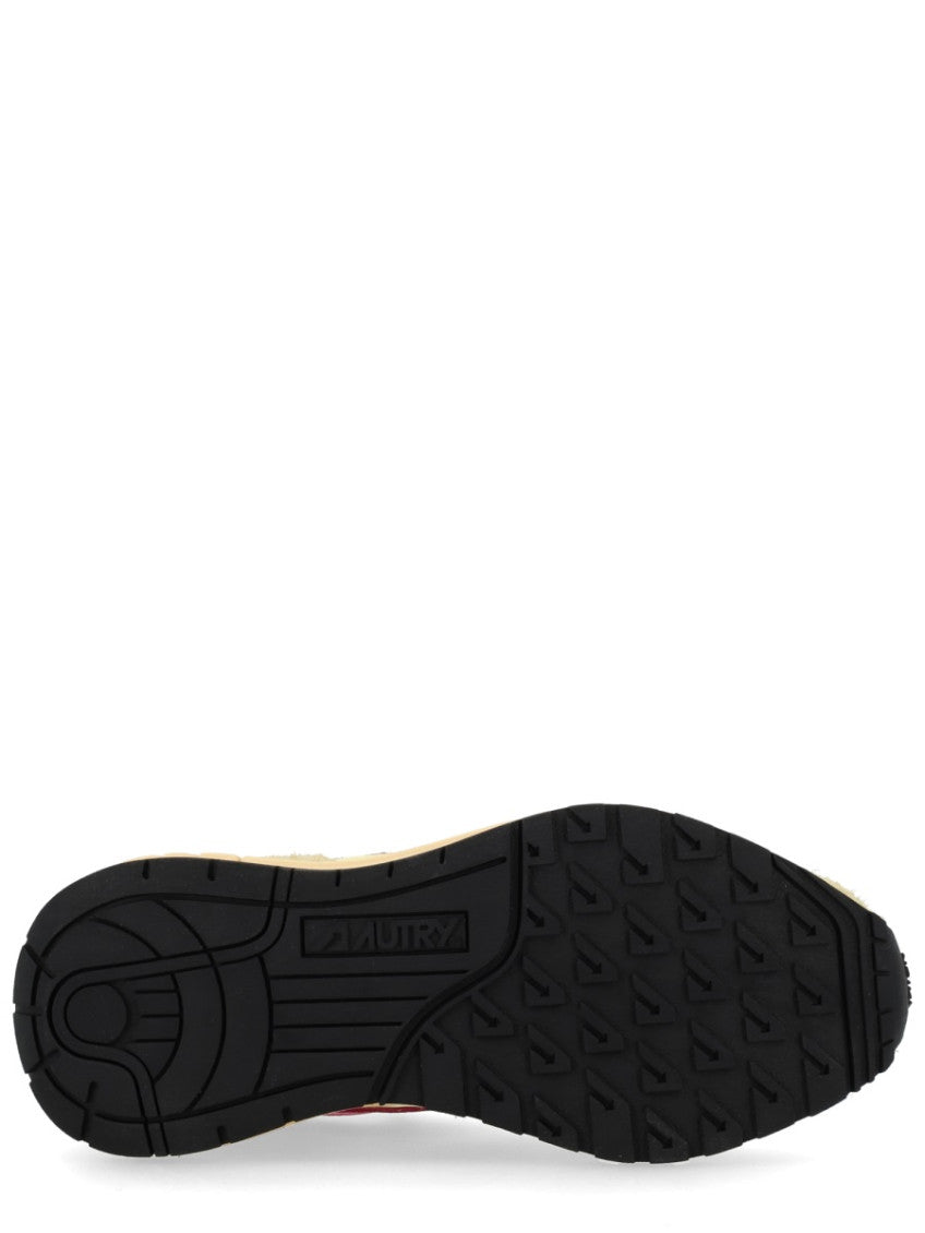 Beige Color Block Sneakers 5