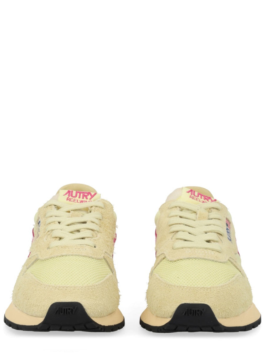 Beige Color Block Sneakers 6