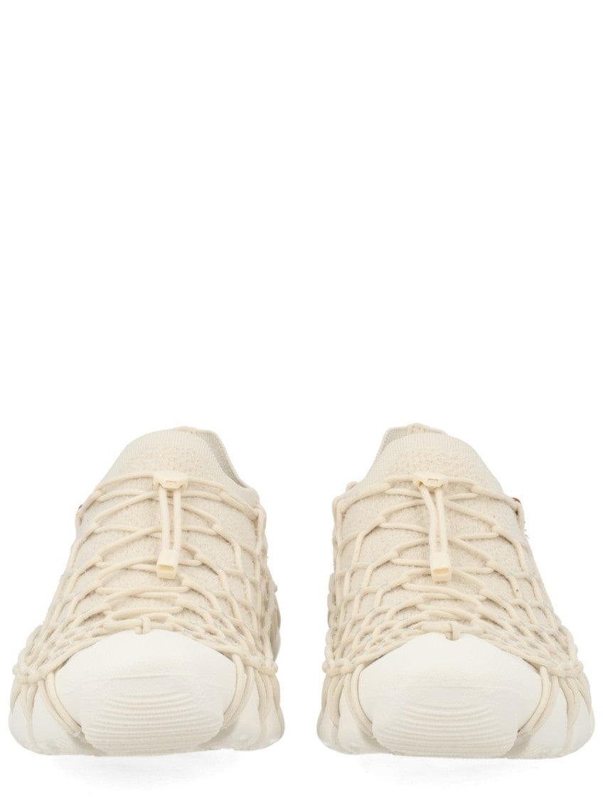 White Woven Uneek Sneakers 3