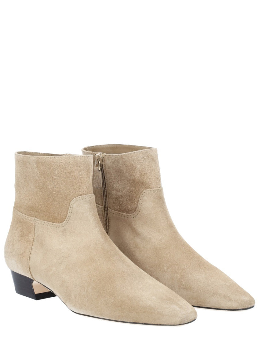 Beige Solid Stassi Boots 2