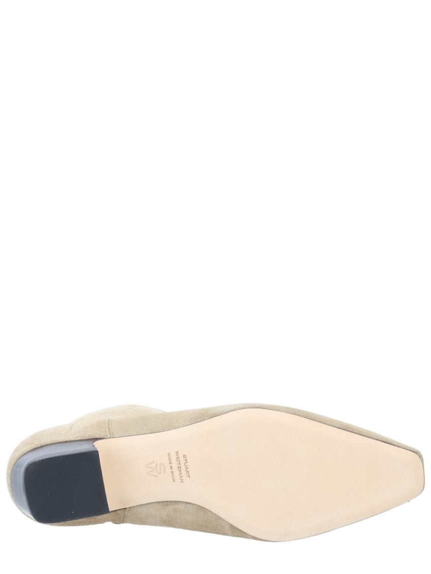 Beige Solid Stassi Boots 5
