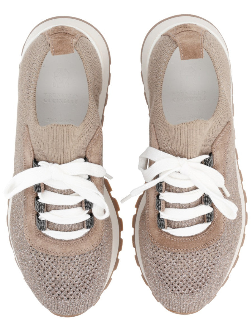 Beige Runner Sneakers 5