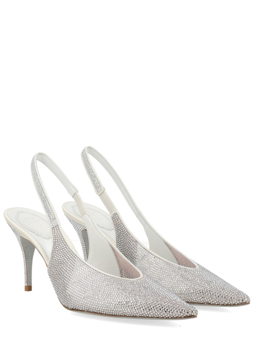 Silver Embellished Pumps 2