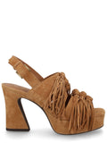 Brown Slingback Heels 1