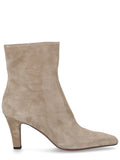 Beige Suede Boots 1