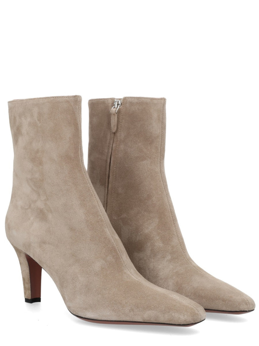 Beige Suede Boots 2