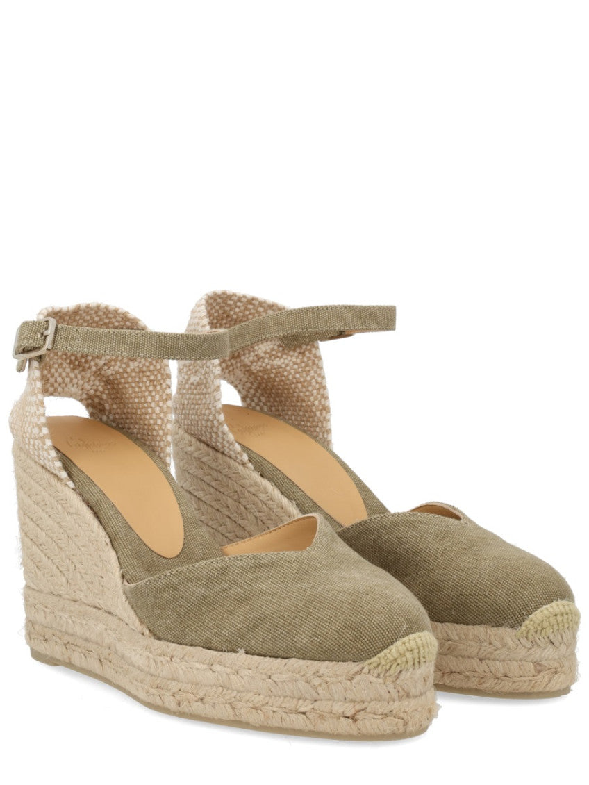 Green Ankle-strap Wedges 2