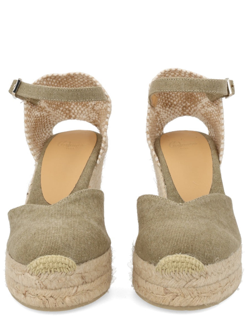 Green Ankle-strap Wedges 3
