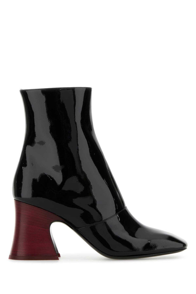 Black Leather Ankle Boots 1
