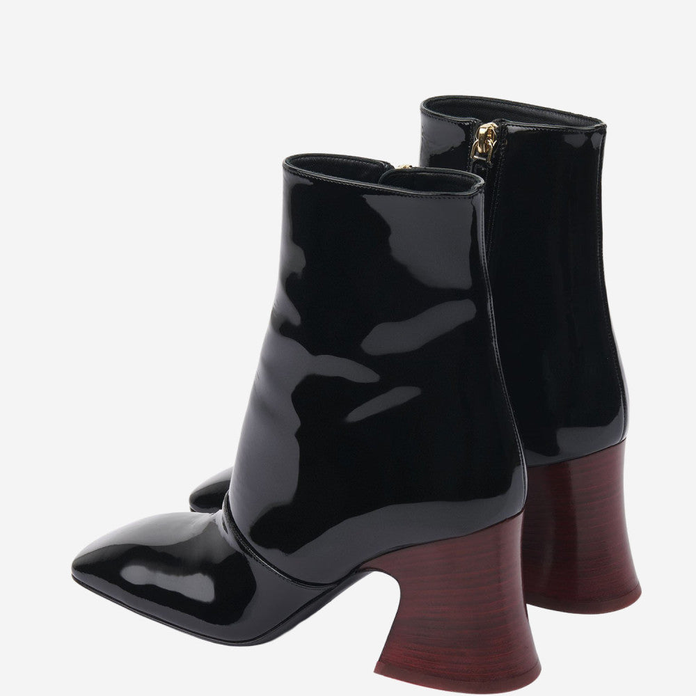 Black Leather Ankle Boots 3