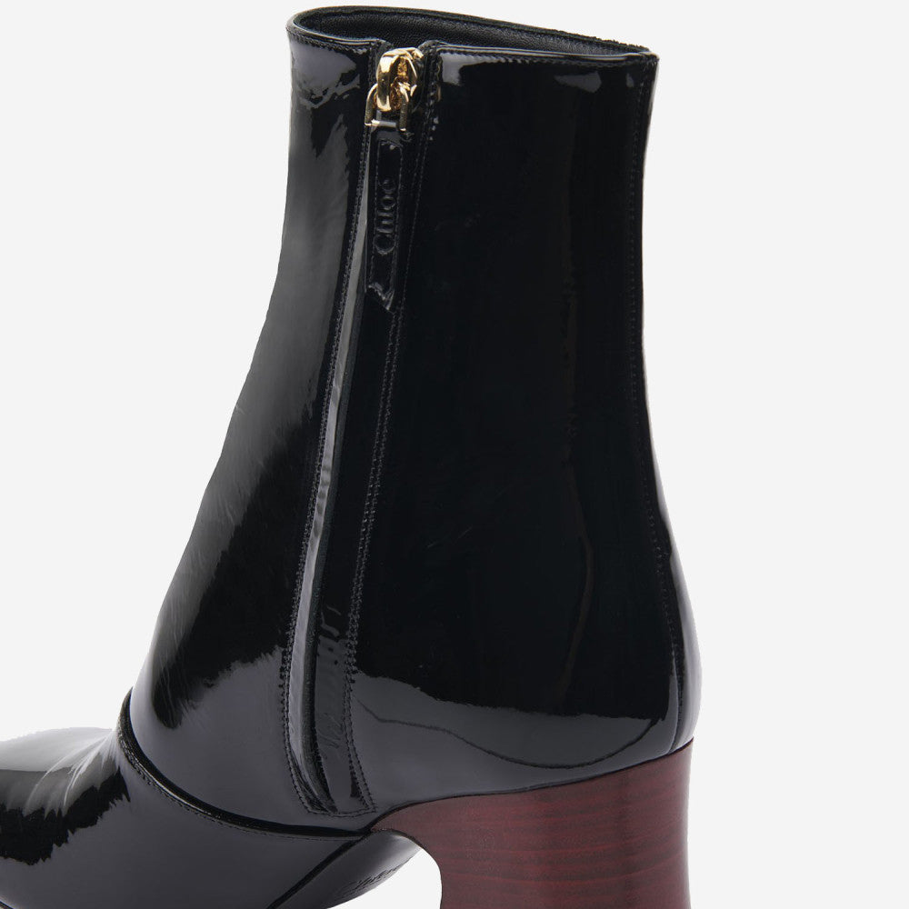 Black Leather Ankle Boots 4