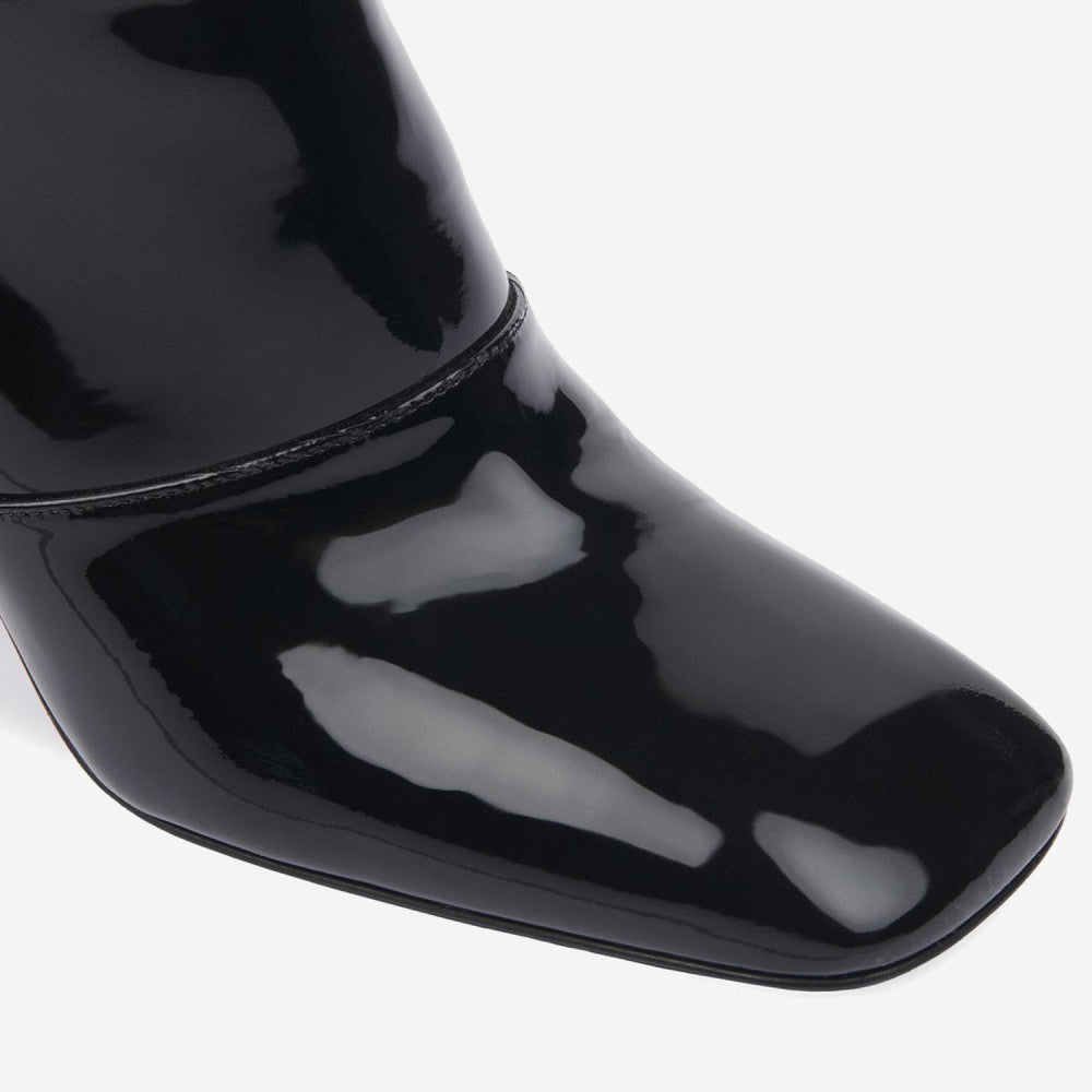 Black Leather Ankle Boots 5