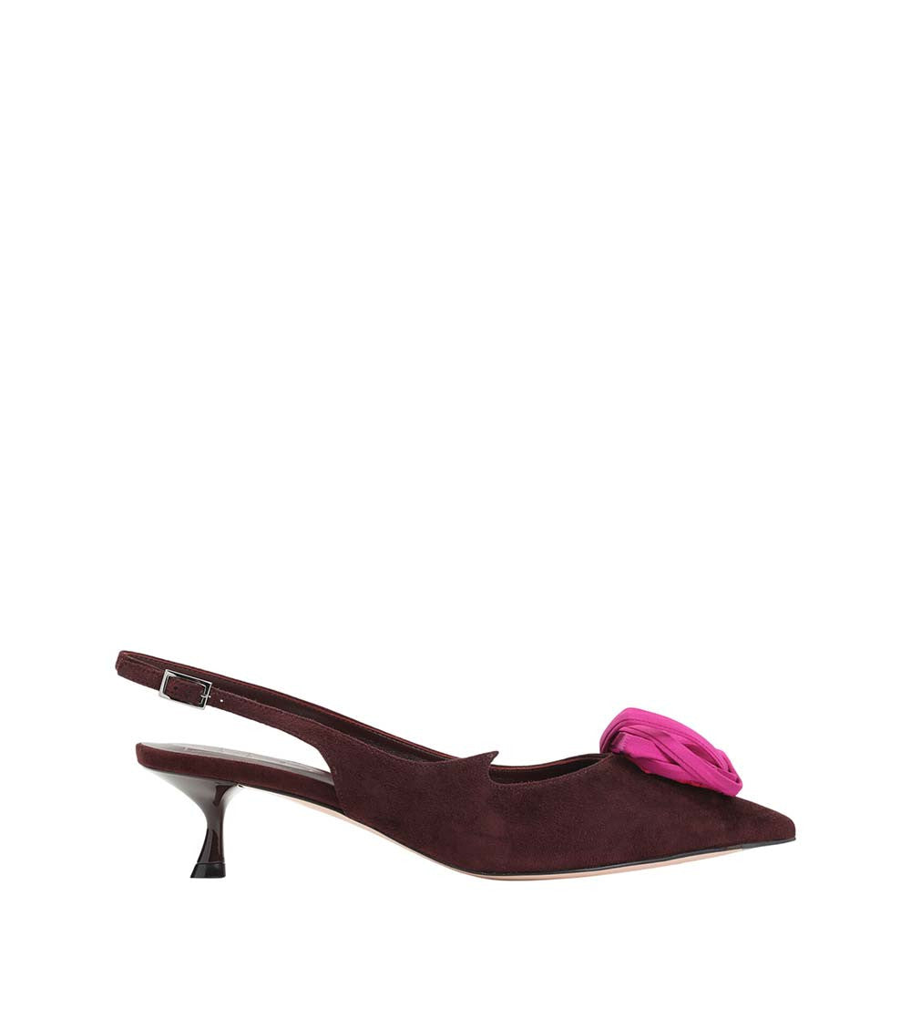Brown Embellished Pumps 3