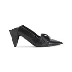Black Origami Flap Pumps 1