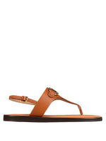 Brown Leather Sandals 1