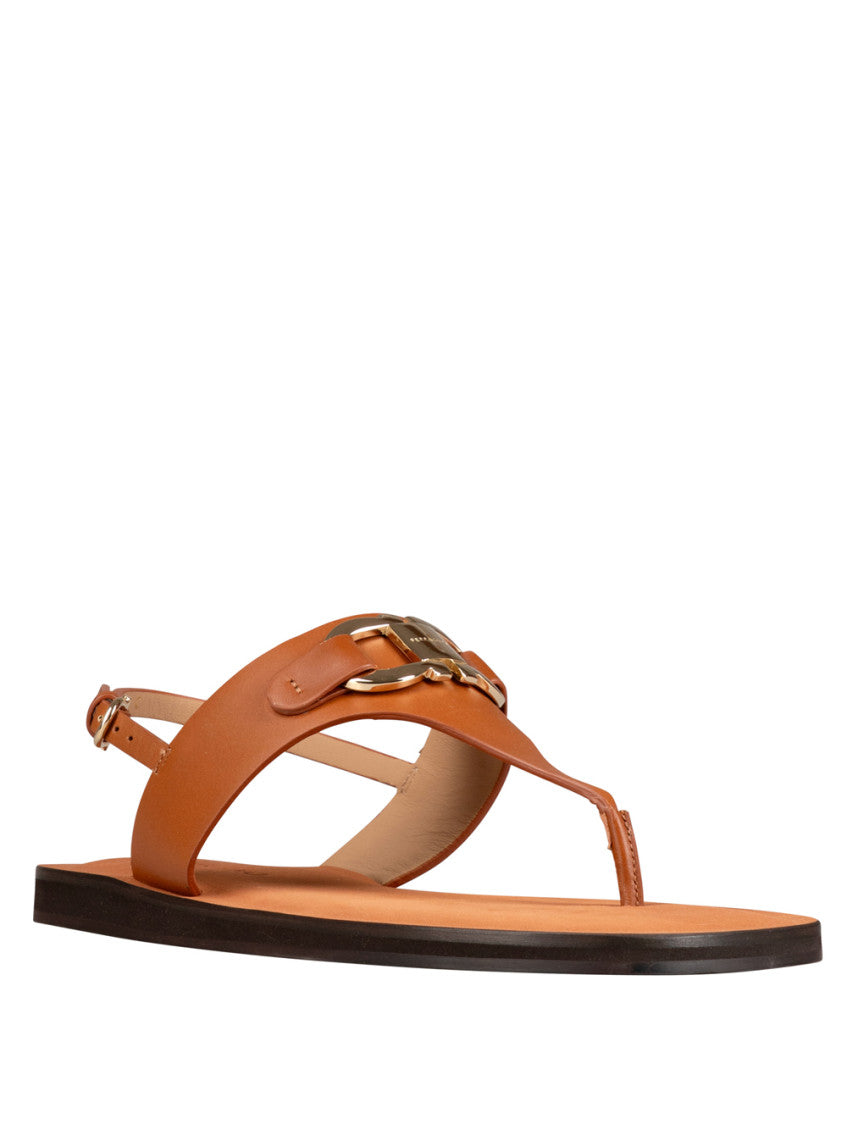 Brown Leather Sandals 2