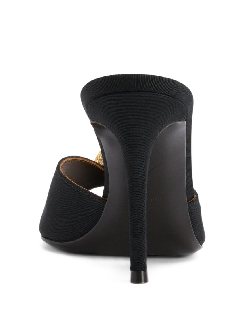 Black Leather Mules 3