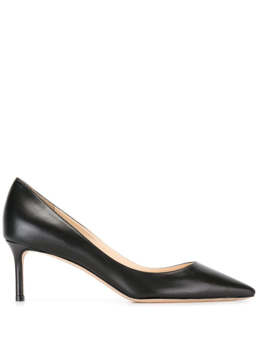 Black Leather Pumps 1