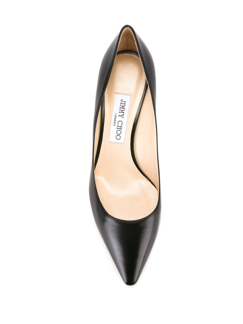 Black Leather Pumps 2