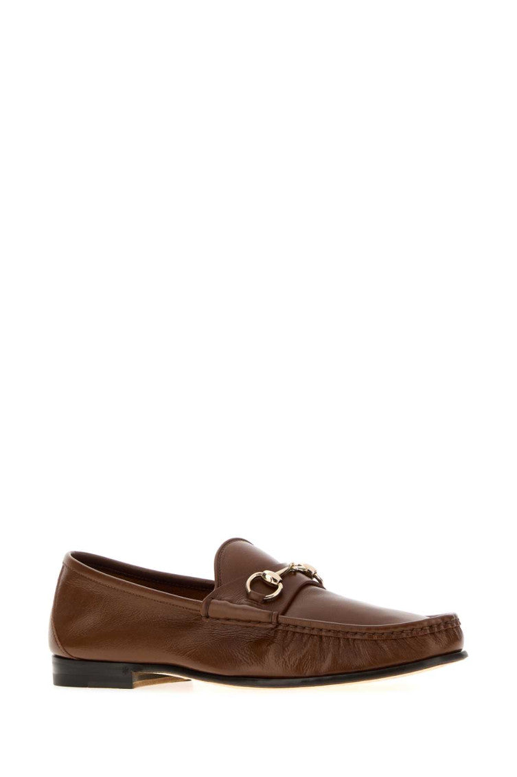 Brown Leather Loafers 2