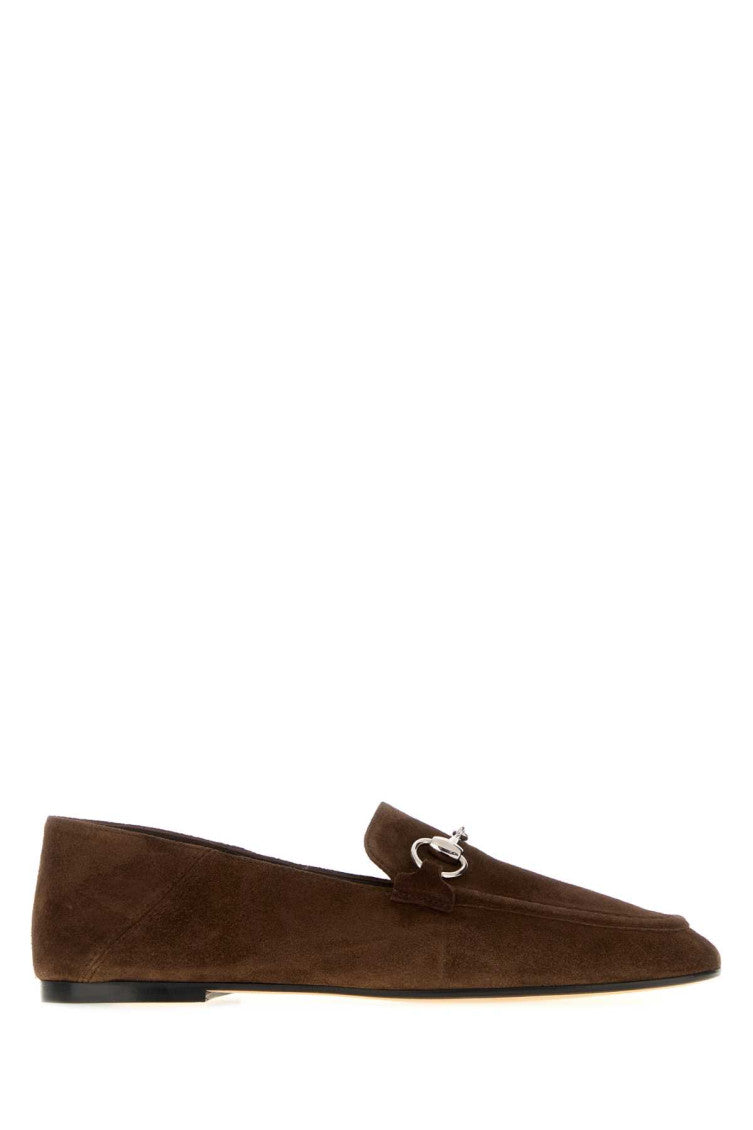 Dark Brown Suede Loafers 1