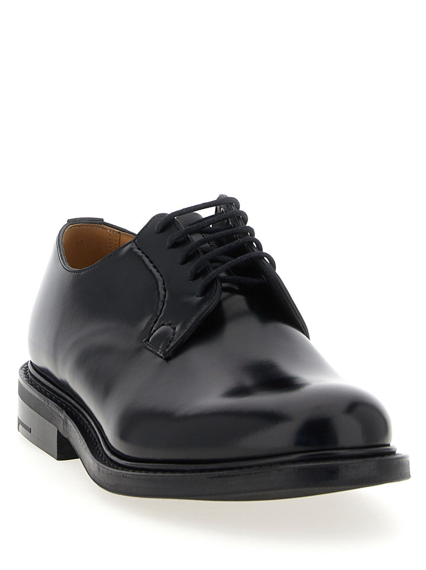 Black Leather Lace Up Shoes 2