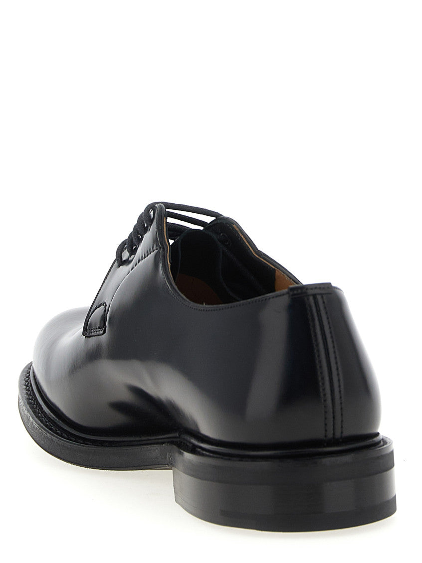 Black Leather Lace Up Shoes 3