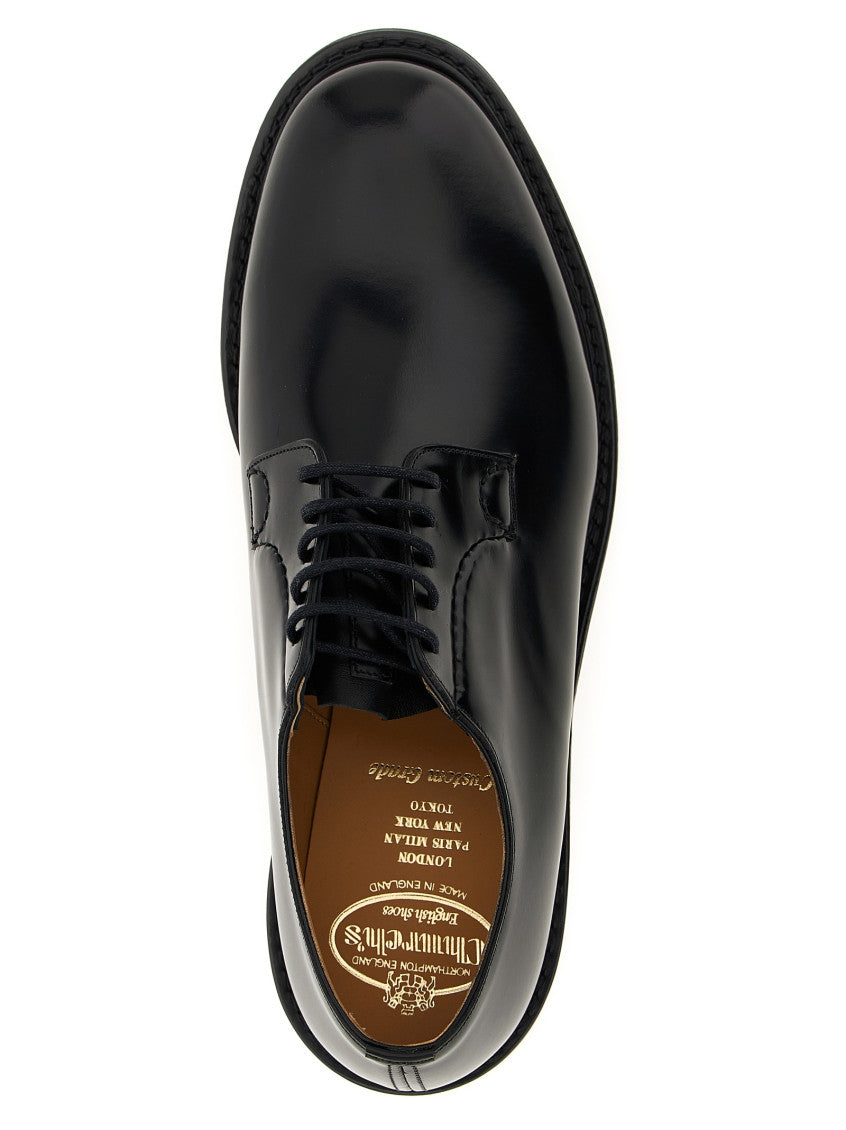 Black Leather Lace Up Shoes 4