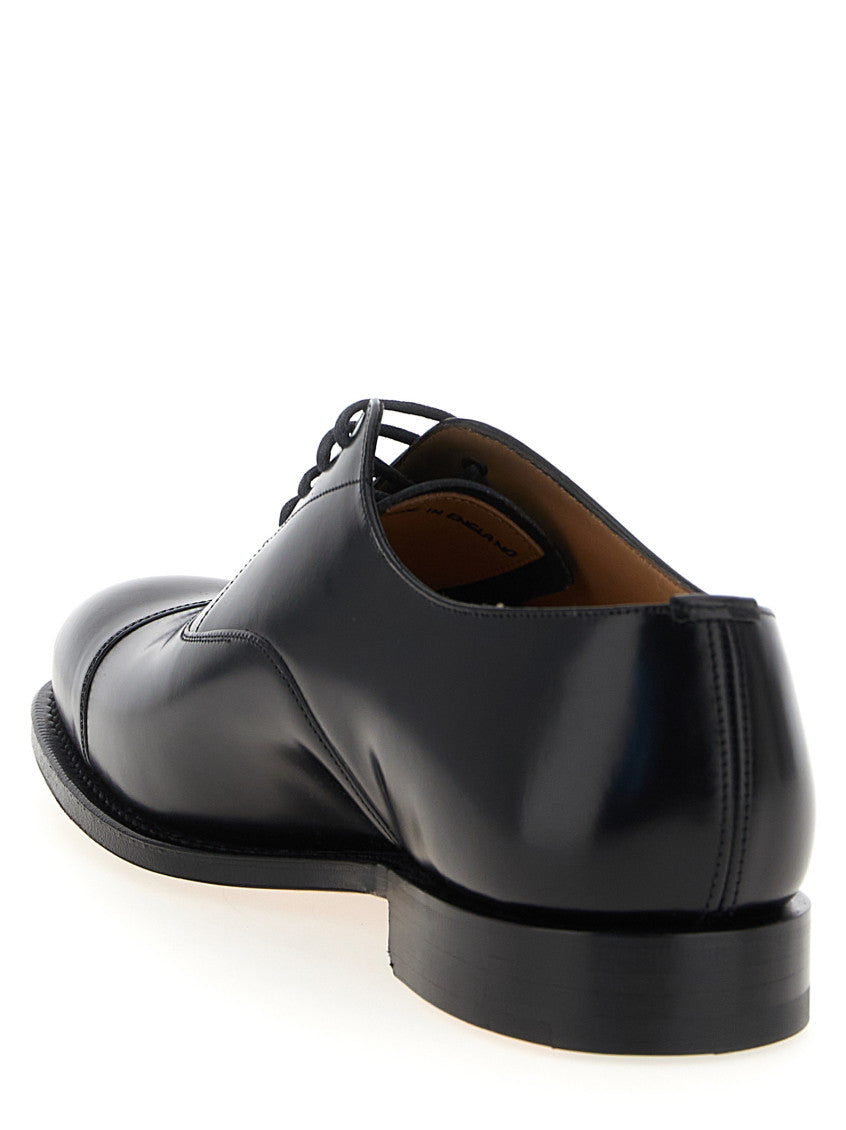 Black Leather Lace-up Shoes 3