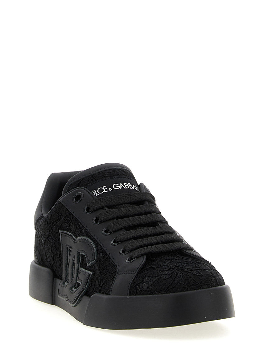 Black Logo Sneakers 2